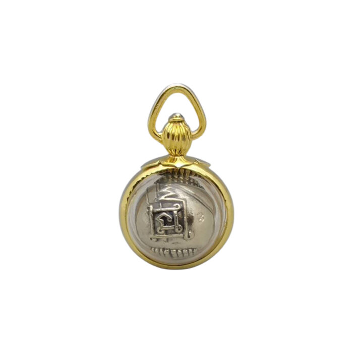 ajsubin6 Phra Pidta Gold Pendant by Ajarn Subin