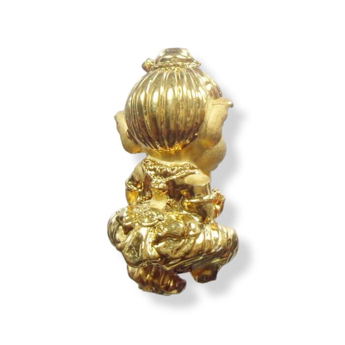 ajarnlek goldganesh2 Ganesha Figure Statue Ajarn Lek 2561