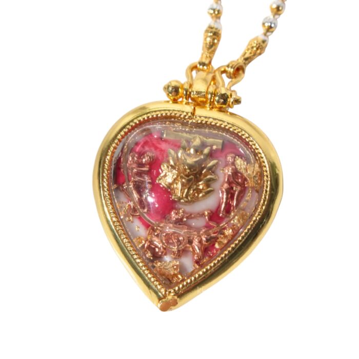 9tailsfox heart3 Nine Tailed Fox Heart Shaped Locket by Kruba Baeng