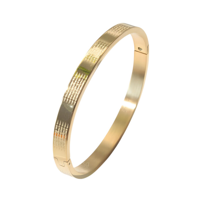 Five Rows Bangle Gold Color