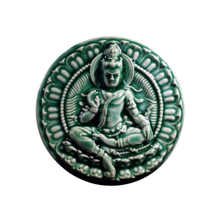 jatukam amulet green enamel by Luang Nui