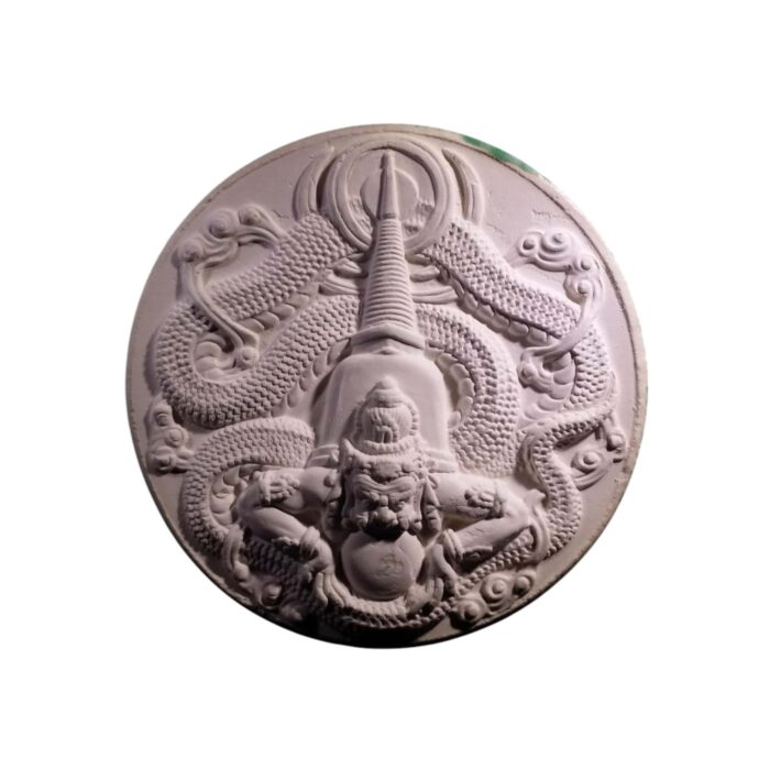 jatukam amulet green3 Jatukam Ramathep Green Enamel Amulet Luang Nui 2550