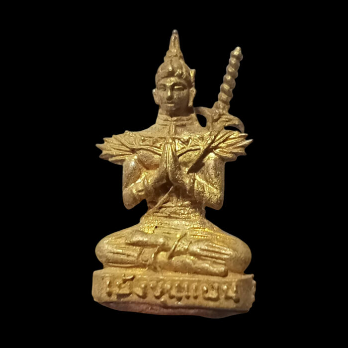 Khun paen statue Ajarn Meng Khun Paen Statue by Ajarn Meng 2551