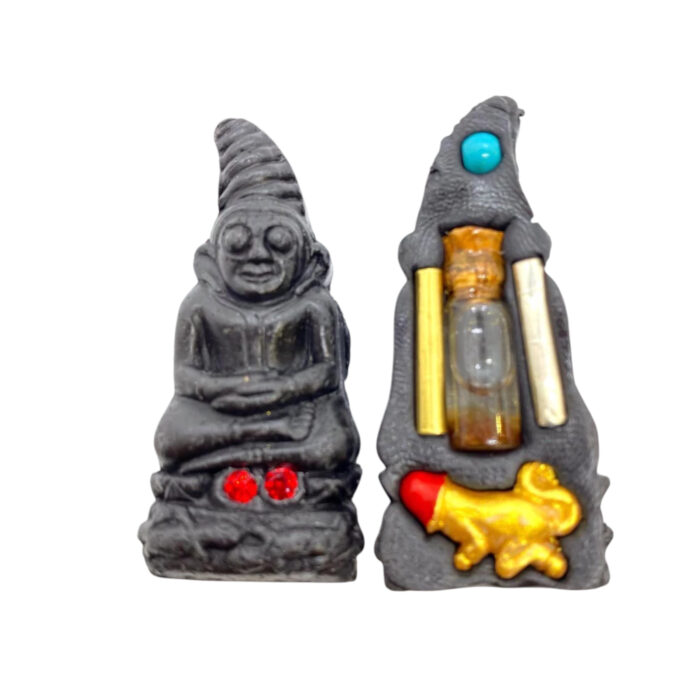 phra ngang kruba baeng schwarz Phra Ngang Amulett von Kruba Baeng 2567