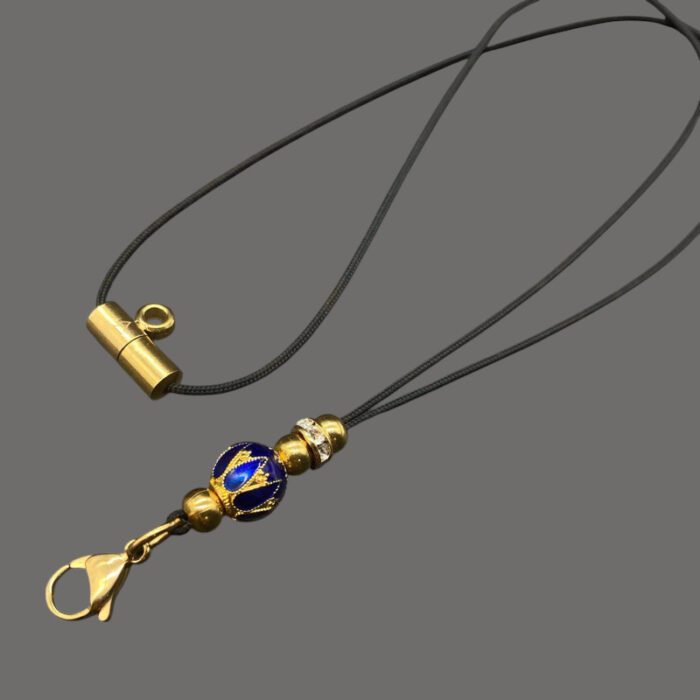 Double-Hook Amulet Rope Necklace Rounded Design - Image 6